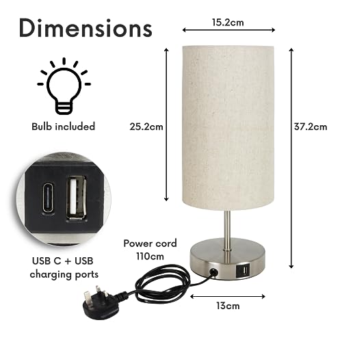 Caza lamp dimensions diagram